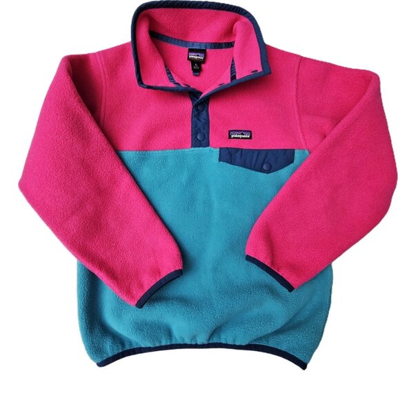 Patagonia Girl’s Synchilla Fleece Pullover - Size Small (7-8) - Picture 5 of 5